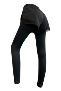 Yoga Pants women's high waist hip lifting elastic tight running training wear fake two-piece sports pants autumn and winter fitness pants   SKSP025